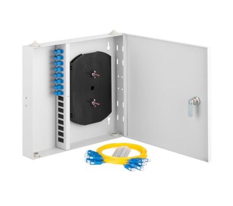 Купить NIKOMAX NMF-WP08SCUS2-IP-ES-GY Оптический бокс - ВИДЕОГЛАЗ Москва