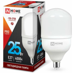 Лампа светодиодная LED-HP-PRO 25Вт 230В 4000К E27 2250лм IN HOME 4690612031057