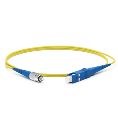 Патч-корды оптические Hyperline FC-S2-9-FC/UR-SC/UR-H-15M-LSZH-YL