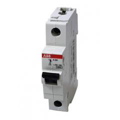 Аппараты защиты от сверхтоков и токов утечки (автоматические выключатели, УЗО, диффавтоматы) ABB S201 Автоматический выключатель 1P 1.6A (D) 6kA (2CDS251001R0971)