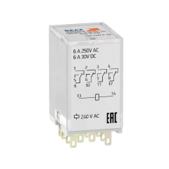 Реле коммутационное Реле промежуточное OptiRel G RP55-34-220D-6-CO КЭАЗ 281138