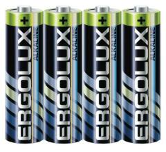 Гальванический элемент Элемент питания AA/LR6 1.5В Alkaline SR4 (блист.4шт) Ergolux 14282