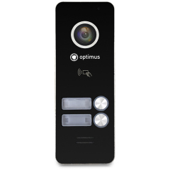 Вызывная панель видеодомофона Optimus DSH-1080/2 (черный)