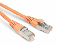 Патч-корды медные Hyperline PC-LPM-STP-RJ45-RJ45-C6-3M-LSZH-OR