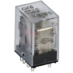 Реле коммутационное Реле общего назначения OGR-2 2C 220В AC ONI OGR-2-2C-AC220V