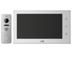 Комплекты видеодомофона CTV-DP3701 W