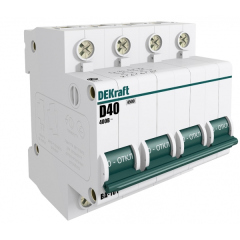 DEKraft Автоматический выключатель 4Р 16А х-ка B ВА-101 4,5кА (11042DEK)