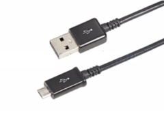 Соединительные кабели REXANT USB кабель microUSB длинный штекер 1М черный (18-4268)