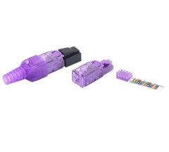 Разъемы Ethernet Hyperline PLUD-8P8C-S-C6-VL