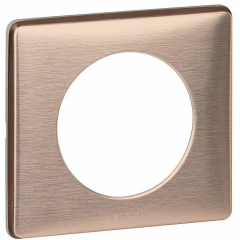 Рамки, адаптеры и декоративные элементы для ЭУИ Legrand Celiane2 Медь Рамка 1-я (2 мод) (068991)