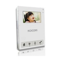 Монитор видеодомофона с памятью Kocom KCV-434SD 12V(белый)