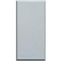 Вставка/крышка для коммуникационных технологий Заглушка 1мод. Axolute алюм. Leg BTC HC4950