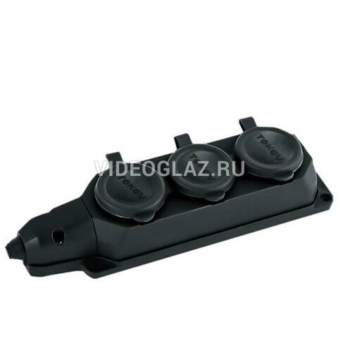 Купить Колодка удлинителя 3-м 16А с заземл. каучук TOKOV ELECTRIC TKE ...
