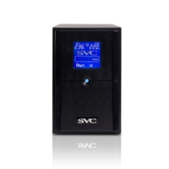 Источники бесперебойного питания 220В SVC V-1200-L-LCD
