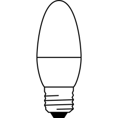 Лампа светодиодная LED Value LVCLB60 7SW/840 230В E27 2х5 RU (уп.5шт) OSRAM 4058075578043