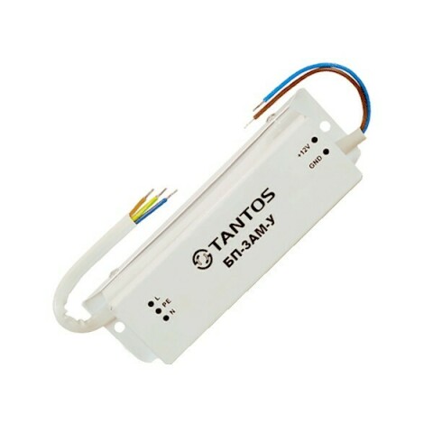 Купить Tantos БП-3АМ-У Источник питания до 12В - ВИДЕОГЛАЗ Москва