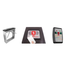 Тумбовые турникеты BRAVO V-IP Антипаника  (ТТ-26-02)