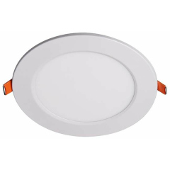 Светильник светодиодный ультратонкий встраив. PPL-R 9Вт 6500К IP40 WH d145мм круглый Jazzway 5008526A