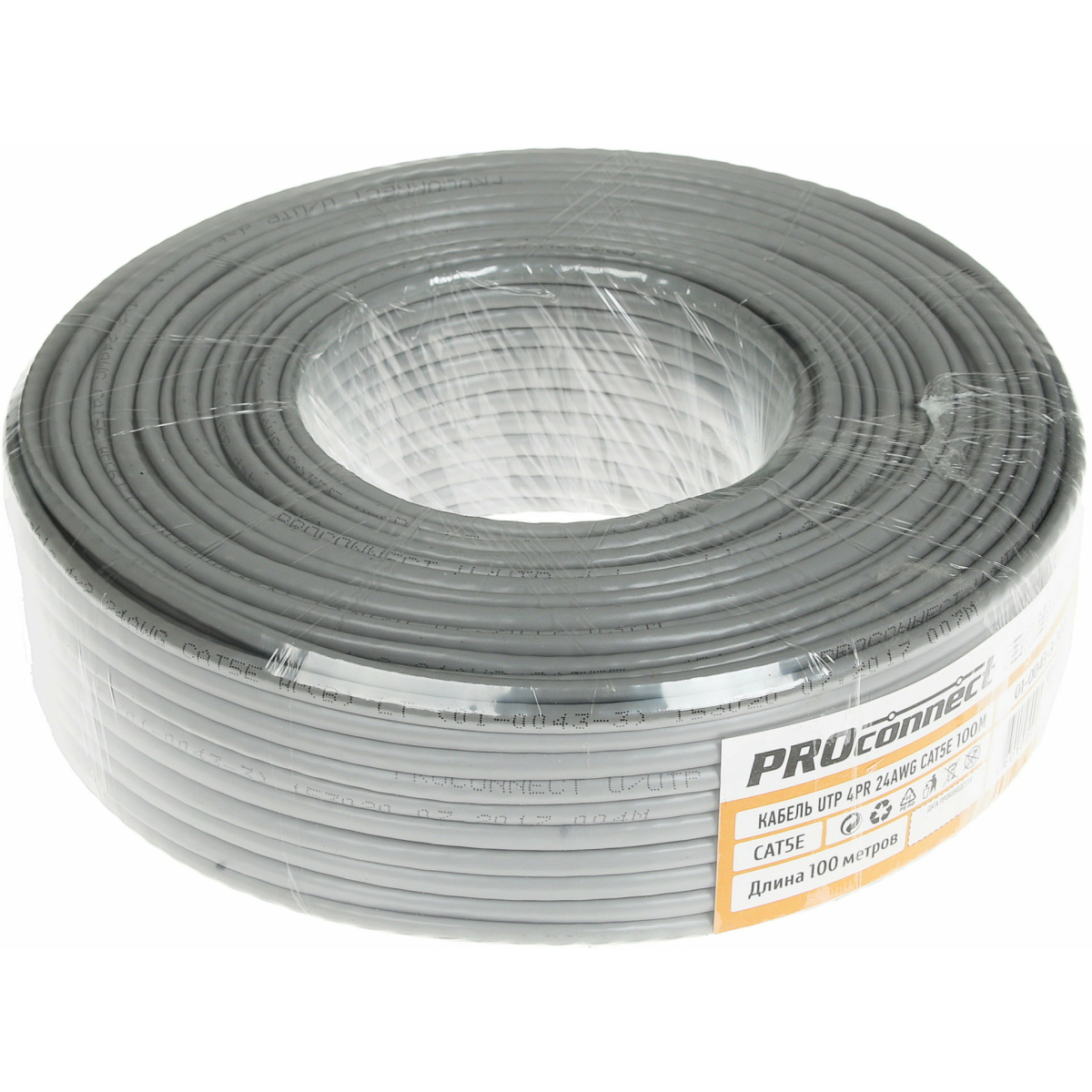PROCONNECT Кабель UTP 4PR 24AWG CAT5e 100м (01-0043-3-100) Кабель Ethernet - ТД ВИДЕОГЛАЗ Москва