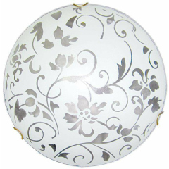 Светильник НПБ 01-60-130 М15 "Эрика" 250 60Вт E27 IP20 матов. бел./клипсы зол. (инд. упак.) Элетех 1005204374