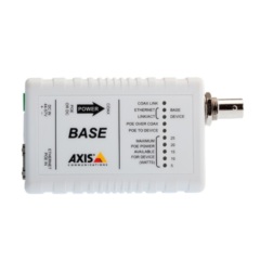 Передача ip-видеосигнала по коаксиальному кабелю AXIS T8641 POE+ OVER COAX BASE (5028-411)