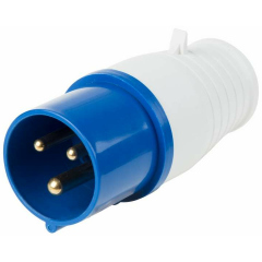 Вилка стандарта CEE кабельная Вилка переносная 013 2P+PE 16А 220В IP44 Rexant 11-8900