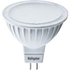 Лампа светодиодная Лампа светодиодная 94 129 NLL-MR16-5-230-4K-GU5.3 5Вт 4000К бел. GU5.3 380лм 170-260В Navigator 94129