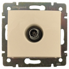 Legrand DIY Valena Крем Розетка TV проходная, 14 дБ (695625)