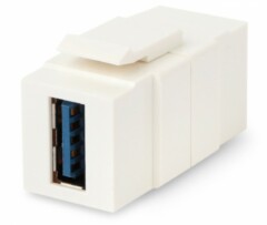 Hyperline KJ1-USB-A3-WH