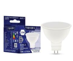 Лампа светодиодная Лампа светодиодная 10Вт Soffit 4000К GU5.3 176-264В TOKOV ELECTRIC TKE-MR16-GU5.3-10-4K