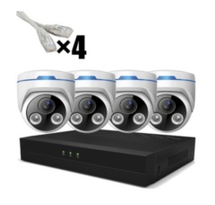 Готовые комплекты видеонаблюдения AltCam Комплект IP "Дом" на 4 камеры