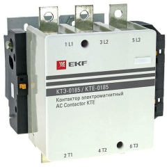 Контактор/магнитный пускатель/силовое реле переменного тока (АС) Контактор КТЭ 185А 230В NO EKF ctr-b-185