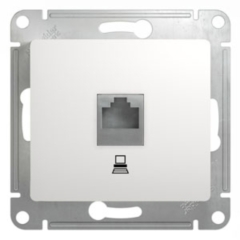 Schneider Electric Glossa Бел Розетка компьютерная RJ45 кат.5E (GSL000181K)