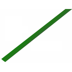 Трубка термоусадочная REXANT 6. 0 / 3. 0 мм 1м термоусадка зеленая (20-6003)