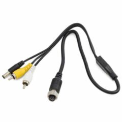 Аксессуары для видеорегистраторов Кабель 4PIN/2RCA"п"+DJK-11"п"