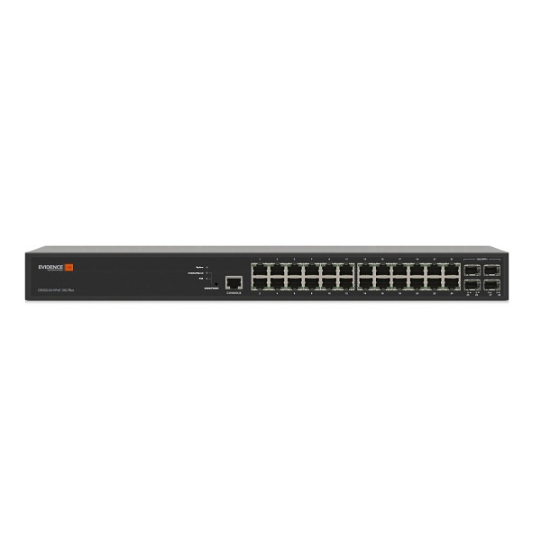 Коммутаторы POE Evidence Evidence Cross - 24/HPoE-10G Plus передатчик ip видеосигнала по коаксиальному кабелю evidence evidence cross 1 rg hpoe