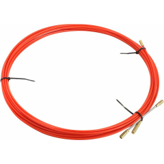 Протяжка для кабеля REXANT Протяжка кабельная (мини УЗК в бухте), стеклопруток, d=3,5мм, 10м красная(47-1010)