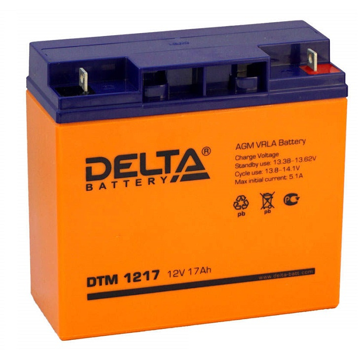 Аккумулятор delta 12v 4ah