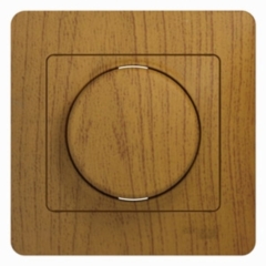 Schneider Electric Glossa Дерево Дуб Светорегулятор (диммер) поворотный, 300Вт (в сборе с рамкой) (GSL000534)