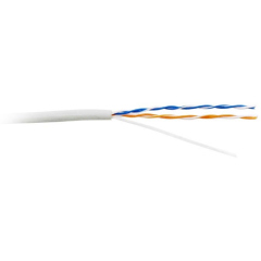 Кабели Ethernet Hyperline UUTP2-C5-S24-IN-PVC-GY-500 (UTP2-C5E-SOLID-GY-500) (500 м) 