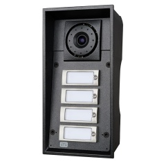Вызывные панели IP-домофона 2N IP Force - 4 кнопки вызова,камера,10 Вт динамик (2N9151104CW)