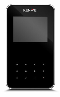 Монитор видеодомофона Kenwei KW-E351C черный