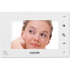 Монитор видеодомофона с памятью Kocom KCV-A374SD 12V (белый)