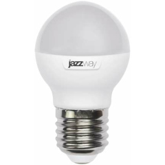 Лампа светодиодная Лампа светодиодная PLED-SP G45 9Вт шар 3000К тепл. бел. E27 820лм 230В JazzWay 2859631A