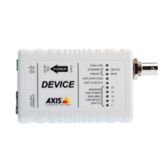 Передача ip-видеосигнала по коаксиальному кабелю AXIS T8642 POE+ OVER COAX DEVI (5027-421)