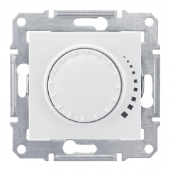 Выключатели, переключатели и диммеры Schneider Electric SE Sedna Бел Светорегулятор поворотный 25-325Вт, для л/н и г/л с обмот. трансформатором (SE SDN2200421)