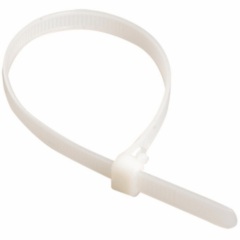 REXANT Хомут-стяжка кабельная нейлоновая 150x2,5 мм, белая (100 шт) (07-0150)