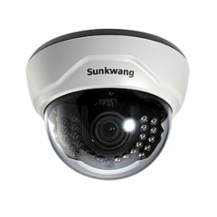 Купольные цветные камеры со встроенным объективом Sunkwang SK-D300IR/M763AIP (2.8-12.0)