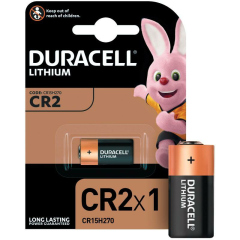 Гальванический элемент Элемент питания литиевый CR CR2 BP-1 ULTRA (блист.1шт) Duracell B0001378