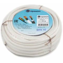 Провод ПВС 3х0.75 Б (бухта 20м) (шт) Промэл 13321580